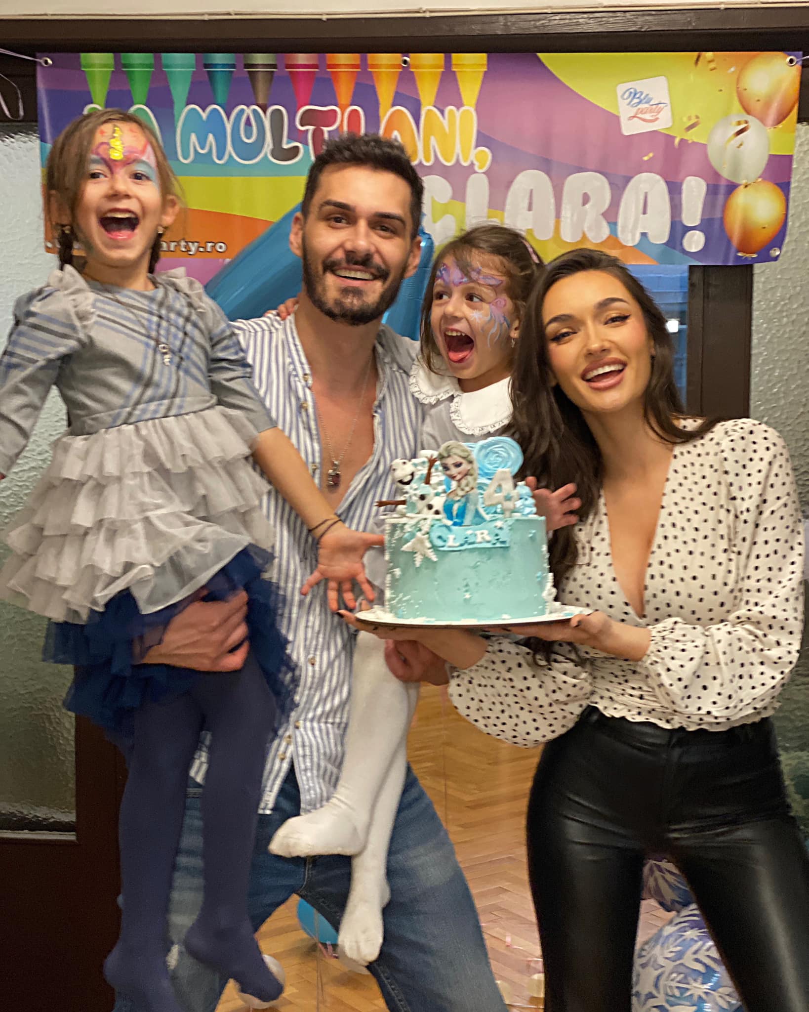 Andreea Bălan și George Burcea au serbat-o separat pe fiica lor cea mică. Clara a avut două petreceri fastuoase