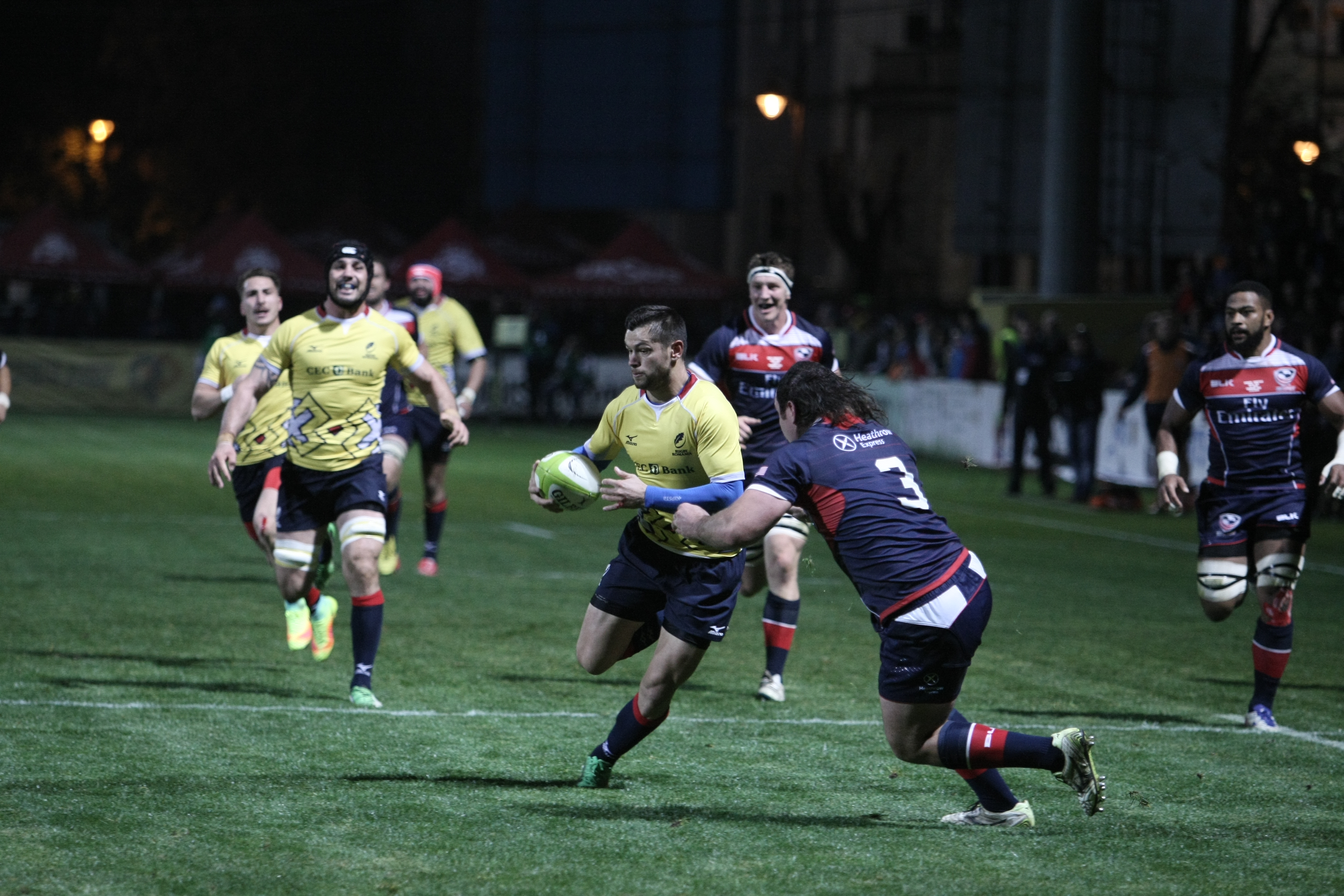 România a învins SUA la rugby. Florin Vlaicu a devenit cel mai selecţionat jucător român din istorie | GALERIE FOTO