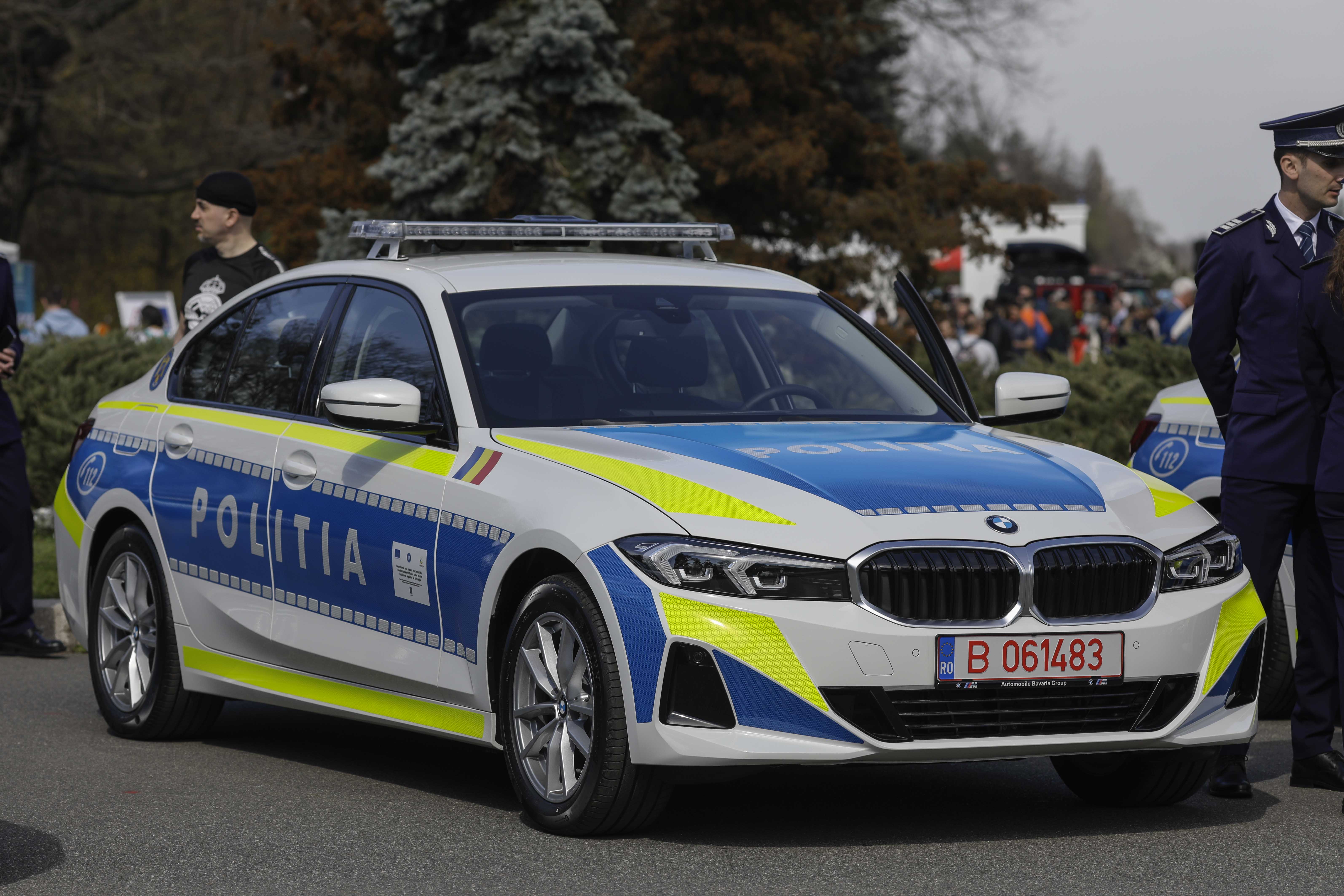 Cum arată BMW-urile achiziționate de IGPR de la Automobile Bavaria. Mașinile, prezentate astăzi, de Ziua Poliției