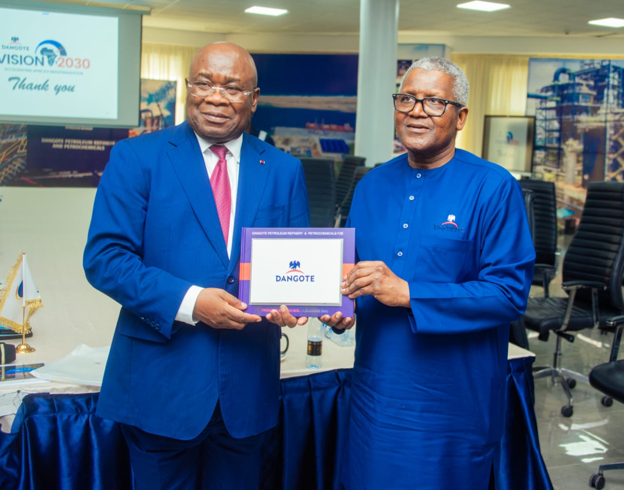The expanded plans were disclosed by Dangote Industries' Group Vice President for Oil and Gas, Devakumar Edwin, during a visit by a delegation from the Republic of the Congo's national oil company - SNPC