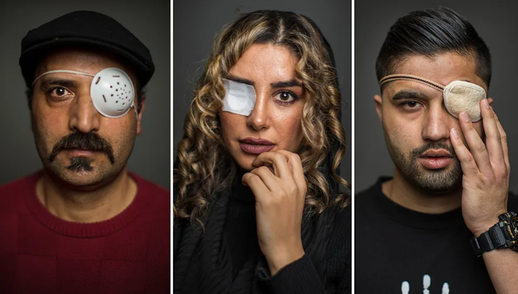 Fețele rezistenței. Tinerii arată cât de brutal este regimul din Iran: „Ne-ați împușcat în ochi și ne-ați luat vederea, dar inima încă ne bate”