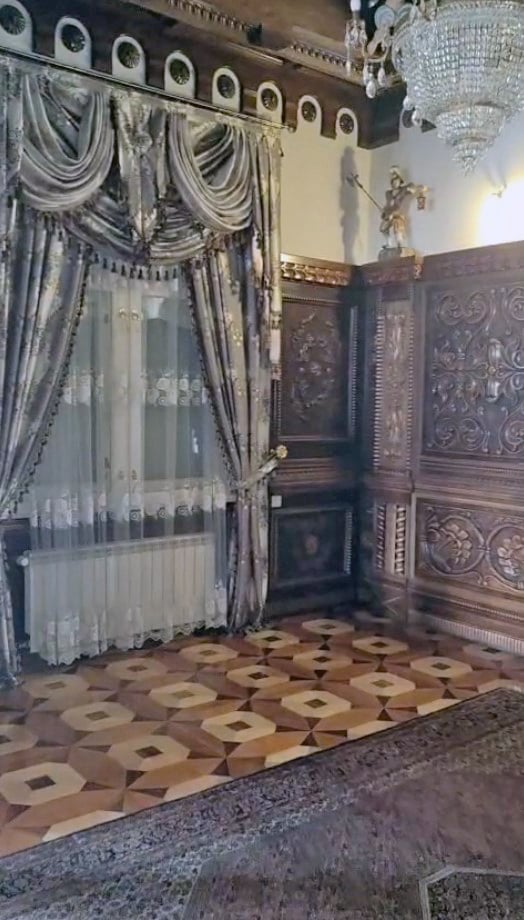 Cum arată în interior palatul lui Gradu Cârpaci, acuzat în Germania că a forțat un român să îi doneze un rinichi. A copiat interioare și picturi de la Castelul Peleș