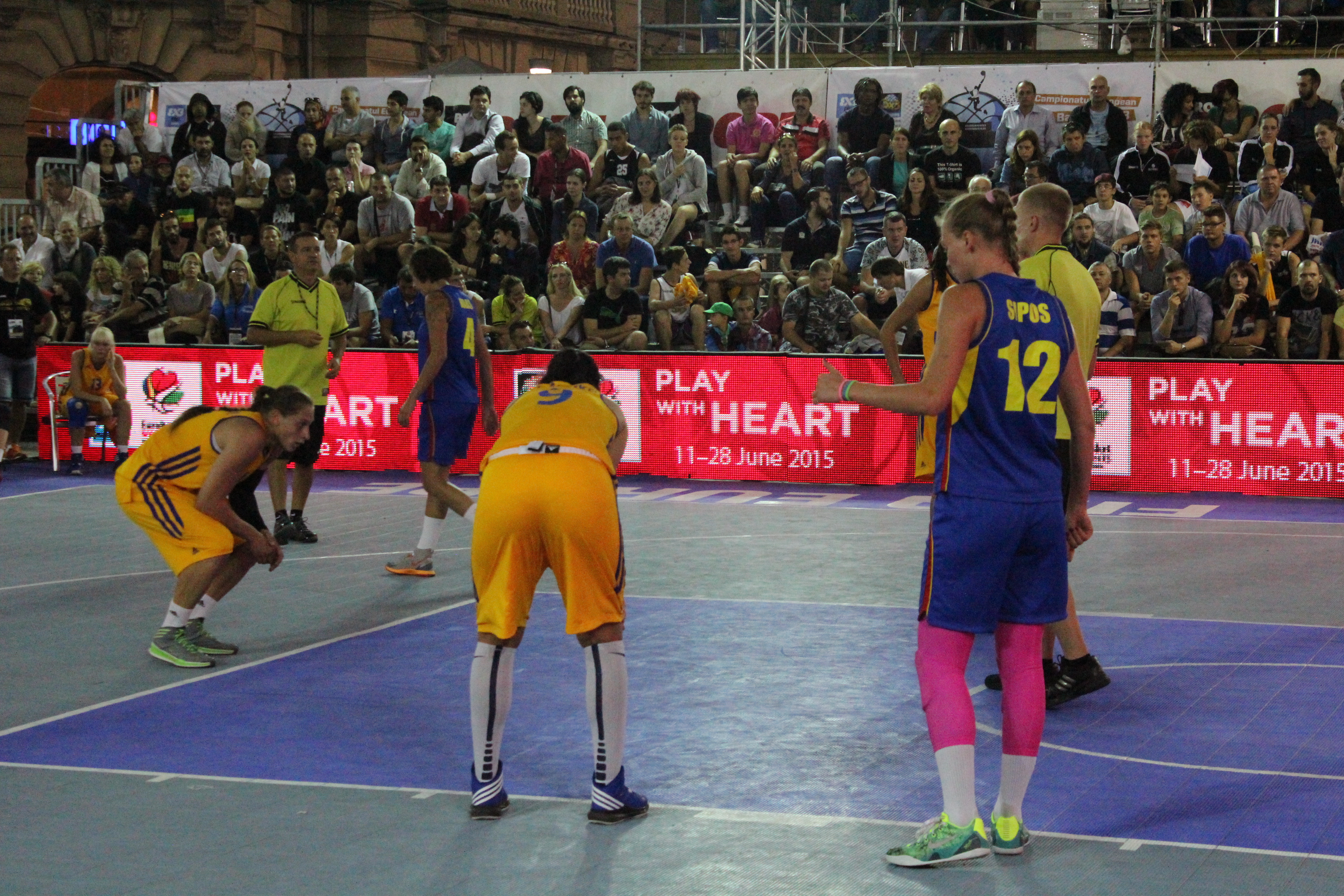 GALERIE FOTO / Echipele României au obţinut victorii pe linie în prima zi a Europeanului de baschet 3x3 