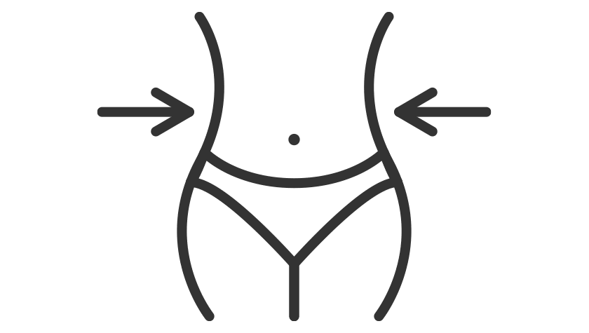 Derék-csípő arány kalkulátor ikon