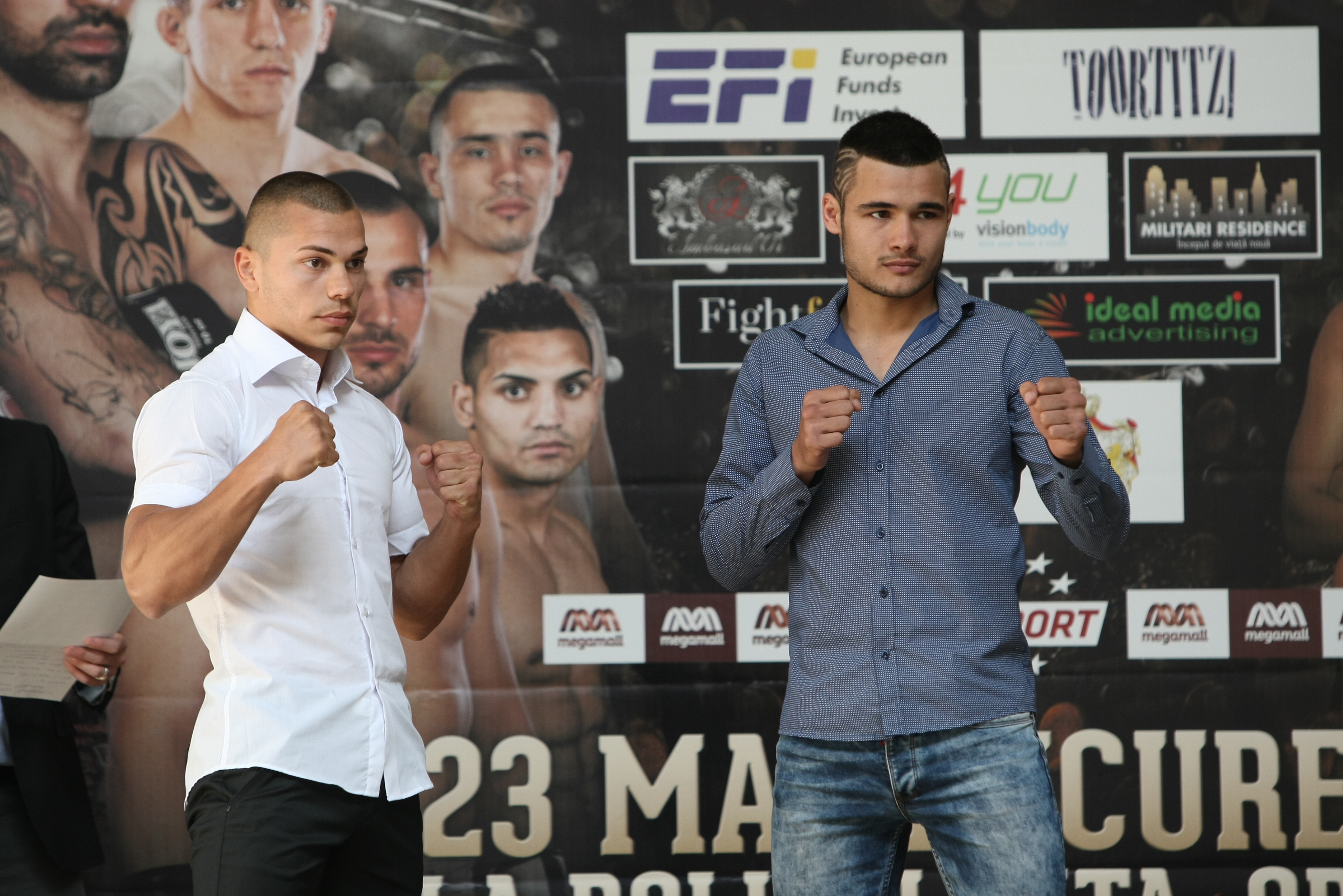 Luptătorii de la Superkombat București au trecut cu bine de proba cântarului oficial / GALERIE FOTO