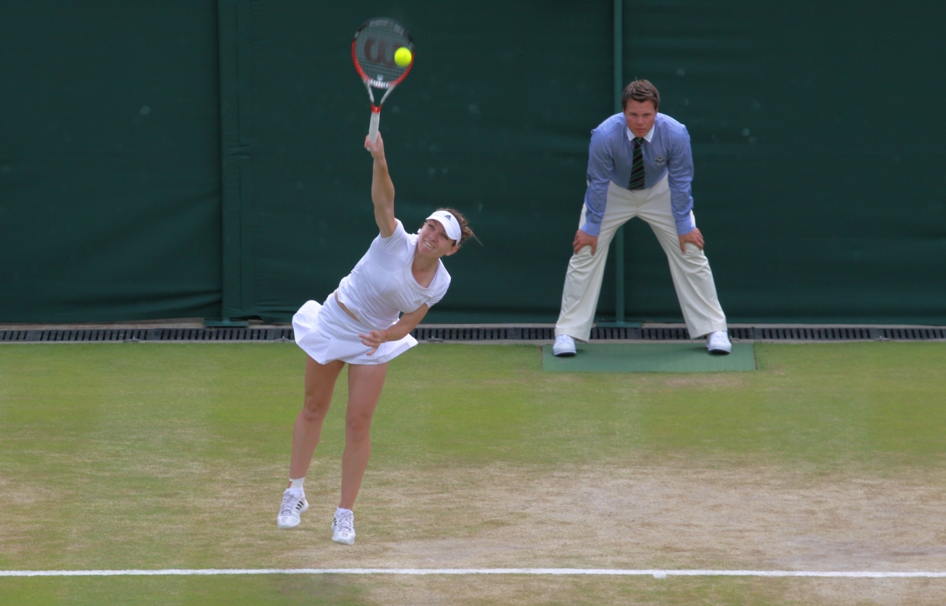 FOTO / Halep şi Mergea, calificaţi în turul II. Niculescu şi Begu, eliminate