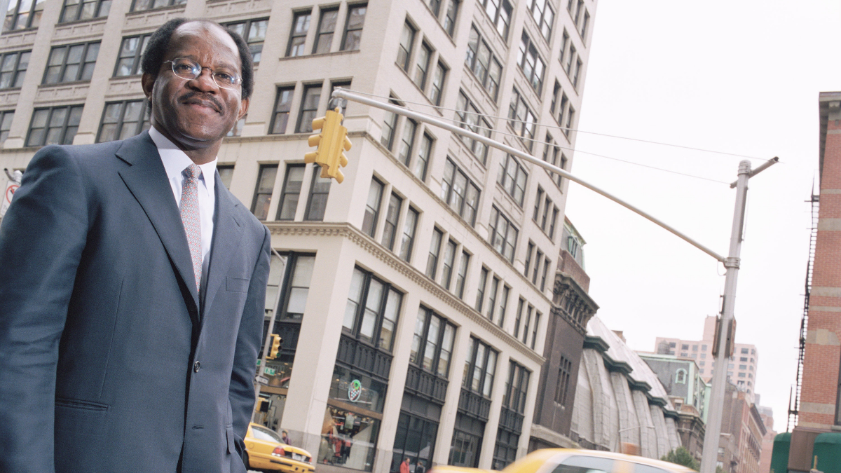 Adebayo Ogunlesi, Global Banking Chief with Credit Suisse First Boston in New York, New York [Photo by Catrina Genovese/WireImage]