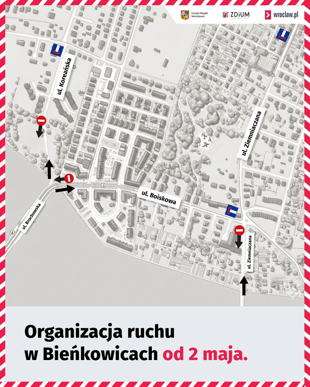 Uwaga kierowcy! Zmiany w organizacji ruchu na Brochowie