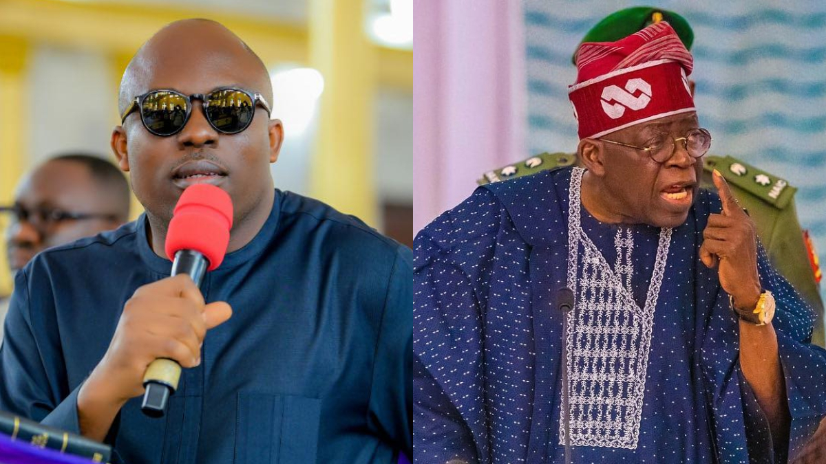 Governor Sim Fubara and President Bola Tinubu. [Facebook]