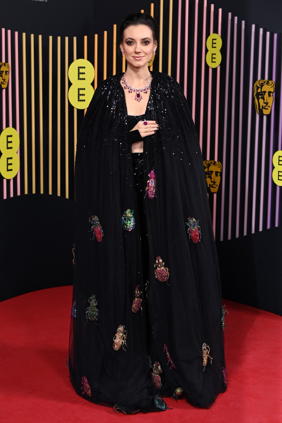 Andreea Cristea, singura româncă de la Premiile BAFTA 2024. Cum a intrat în vorbă cu celebritățile: „Acesta e trucul, să nu sari direct pe vedetă”