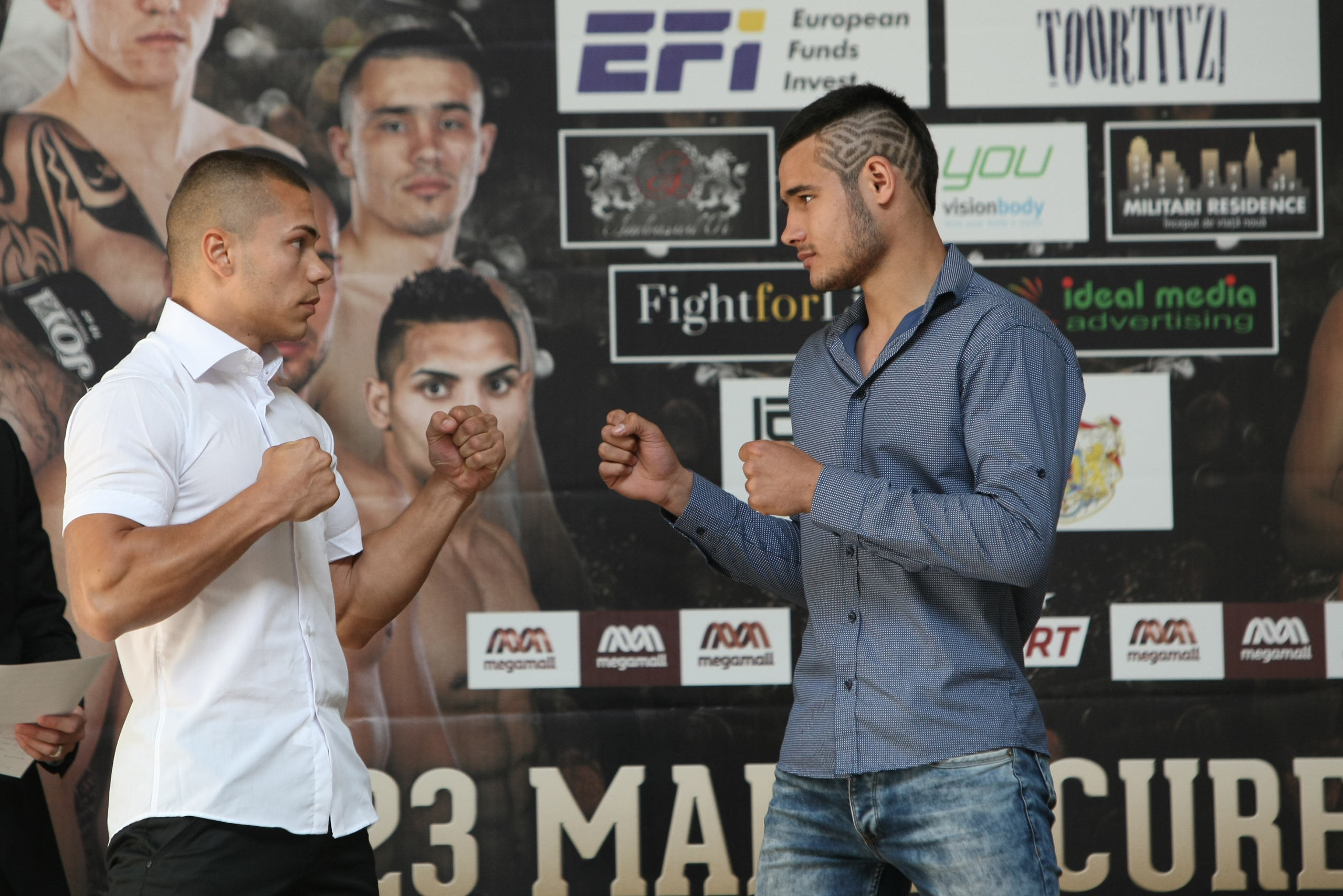 Luptătorii de la Superkombat București au trecut cu bine de proba cântarului oficial / GALERIE FOTO