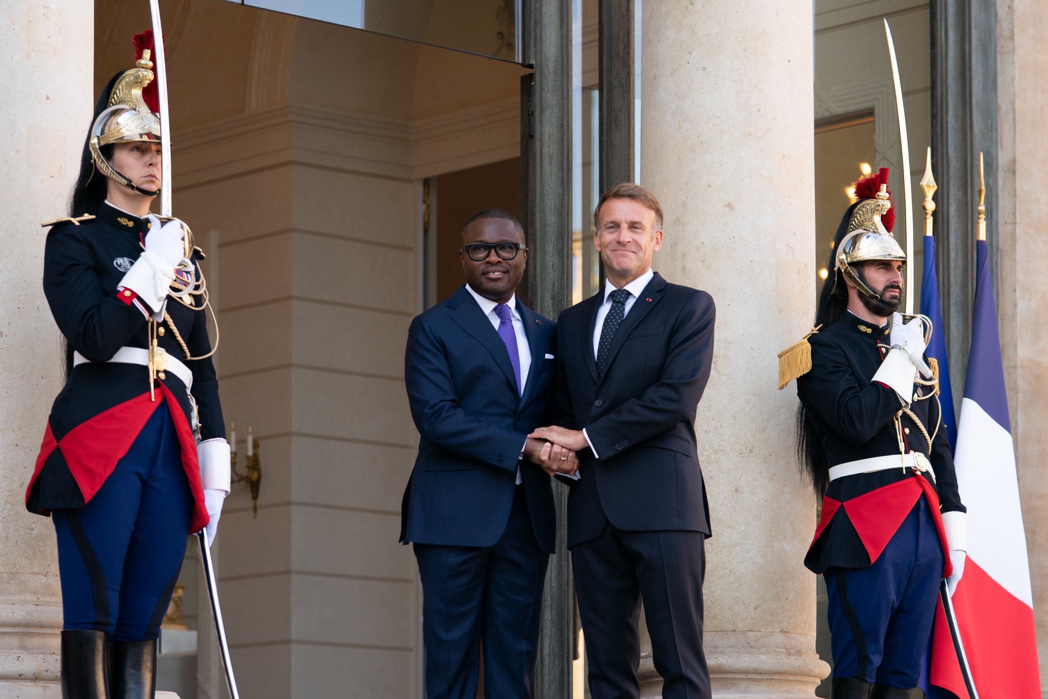 4 months after taking office, Benin’s new leader meets Macron as France pushes €23 billion into Africa