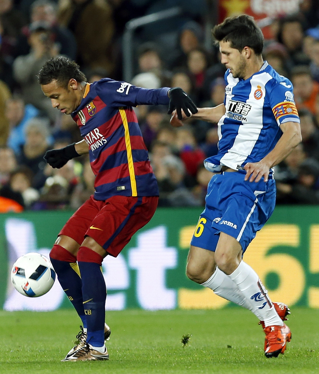 Echipa lui Gâlcă a rezistat onorabil o repriză pe ”Camp Nou”. Espanyol a deschis scorul, dar a pierdut clar / FOTO&VIDEO