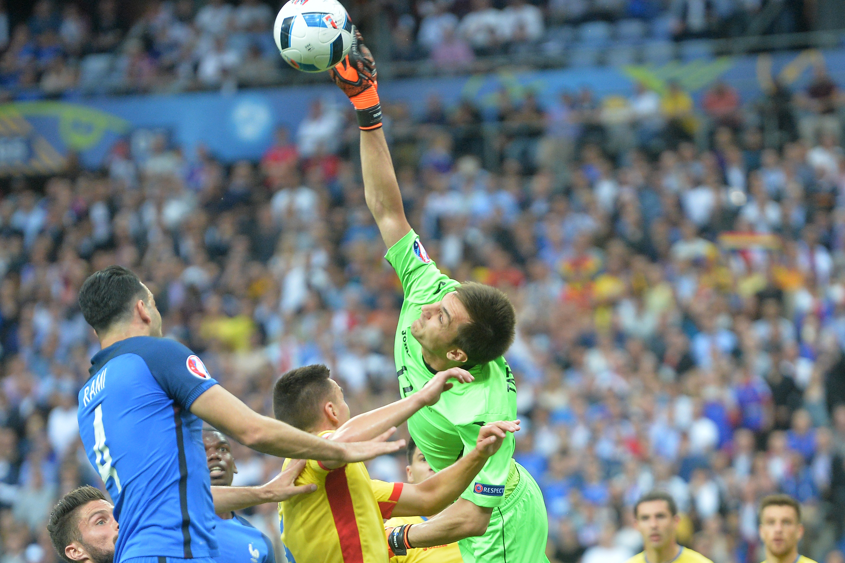 Euro 2016. România-Franța 1-2. Cele mai frumoase imagini ale meciului de deschidere FOTO