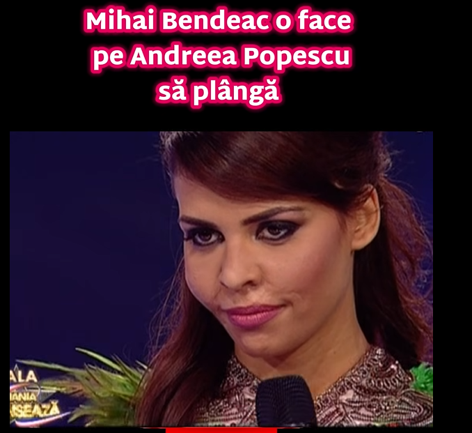 De ce a făcut-o Mihai Bendeac pe Andreea Popescu să plângă în fața soțului. „Te-a lăsat pe tine să fii în față. Ți-a lăsat ție prim-planul”