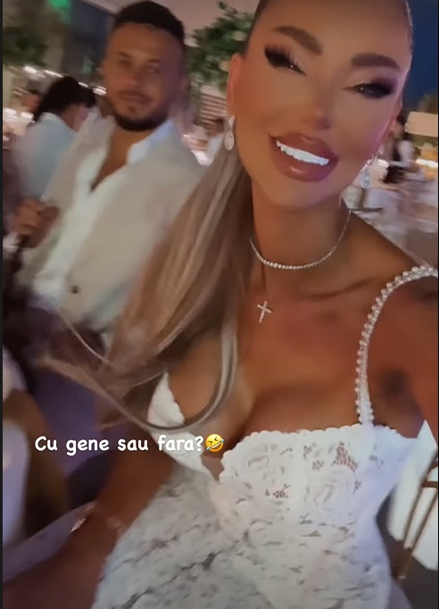 Cum au apărut Bianca Drăgușanu și Gabi Bădălău la nunta atipică a Mariei Constantin. Ea a schimbat două rochii