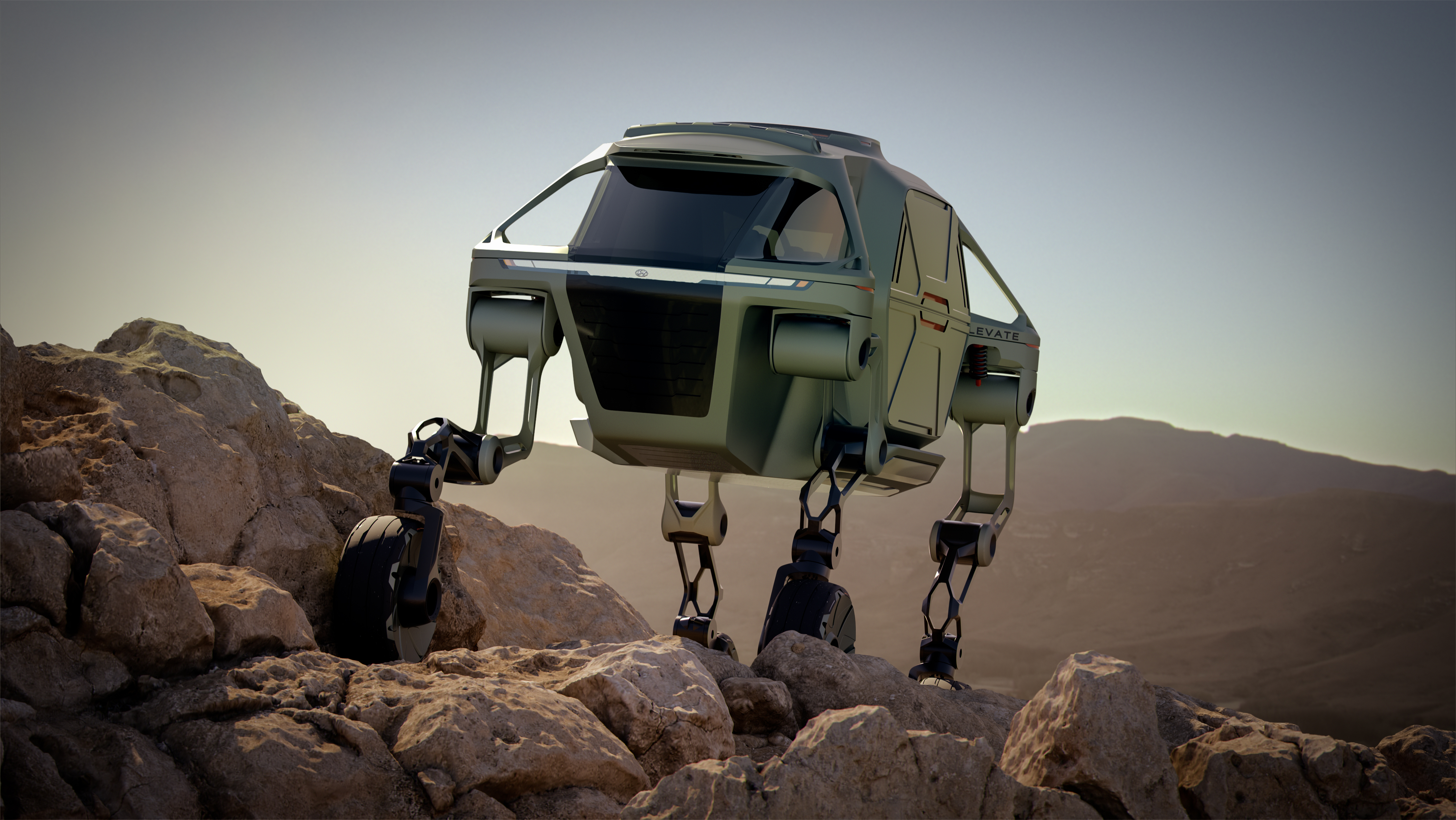 Hyundai a prezentat mașina cu picioare robotizate. Poate să pășească și să circule pe orice tip de teren. Cum arată conceptul SF / FOTO&VIDEO