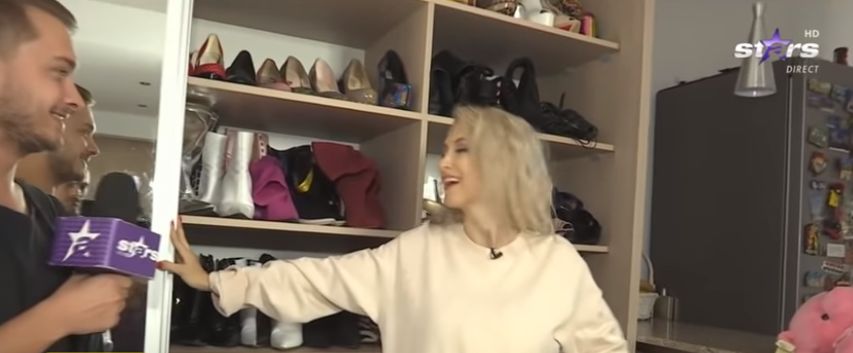 Cum arată dressing-ul Andreei Bălan. "Nu sunt foarte scumpi, pentru că eu sunt o zgârcită" | FOTO