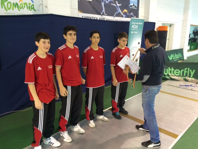 FOTO / Steaua a câștigat CN de floretă speranțe, proba masculină pe echipe
