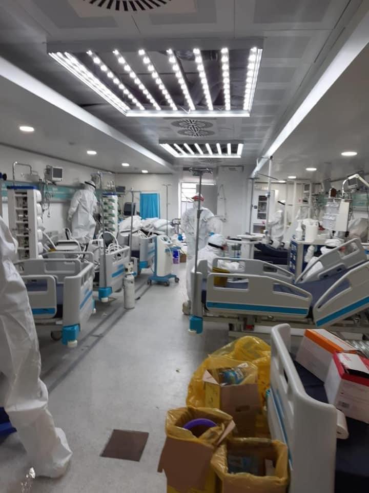 Un exemplu pentru spitalele românești: La „Marius Nasta” s-a eliberat secția ATI-COVID pentru dezinfecție conform protocoalelor
