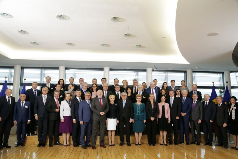UPDATE. Viorica Dăncilă s-a întâlnit la Bruxelles cu preşedintele Comisiei Europene, Jean-Claude Juncker: "În România este respectat statul de drept" (FOTO)