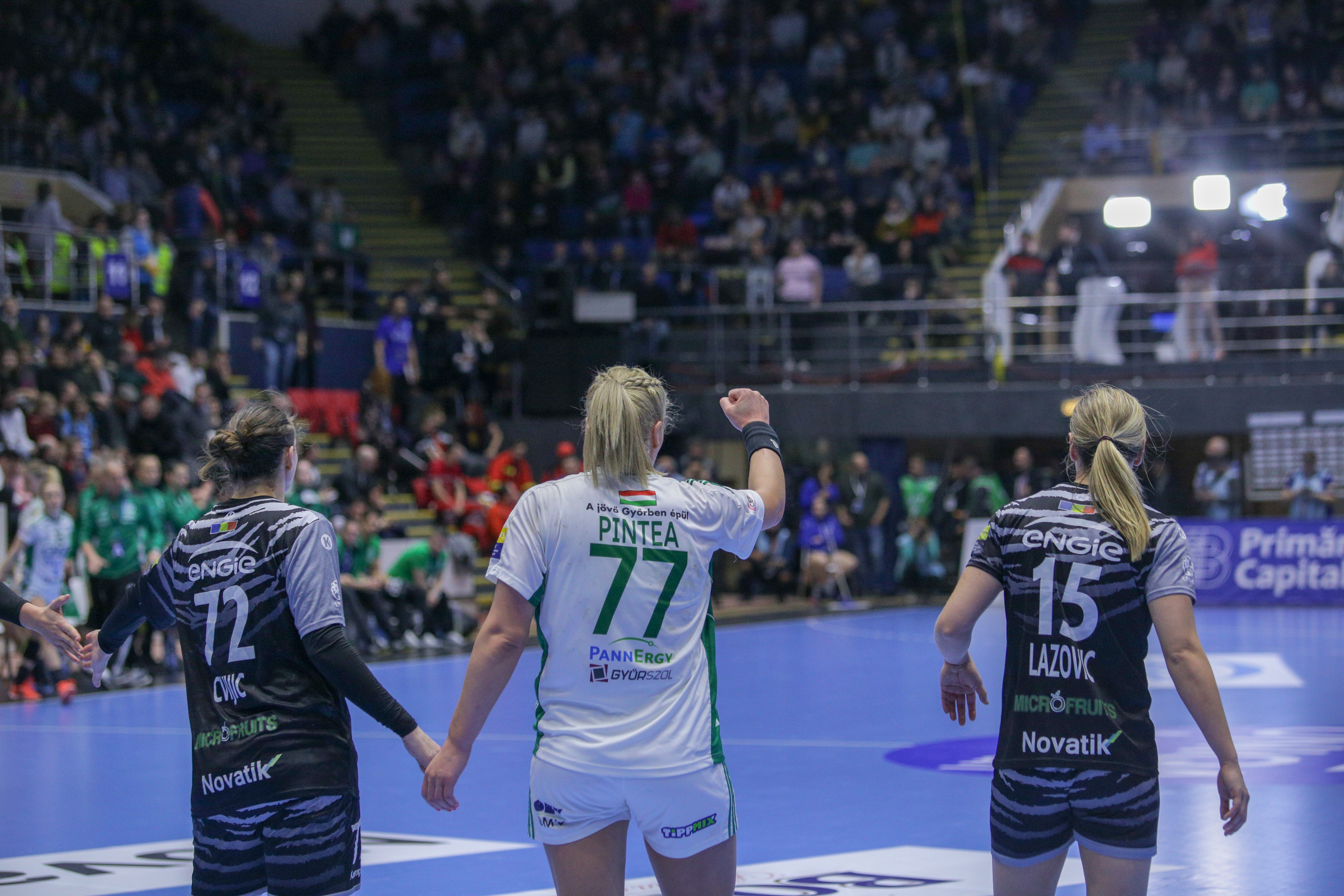 GALERIE FOTO / Cele mai spectaculoase imagini de la meciul de handbal CSM București - Gyor