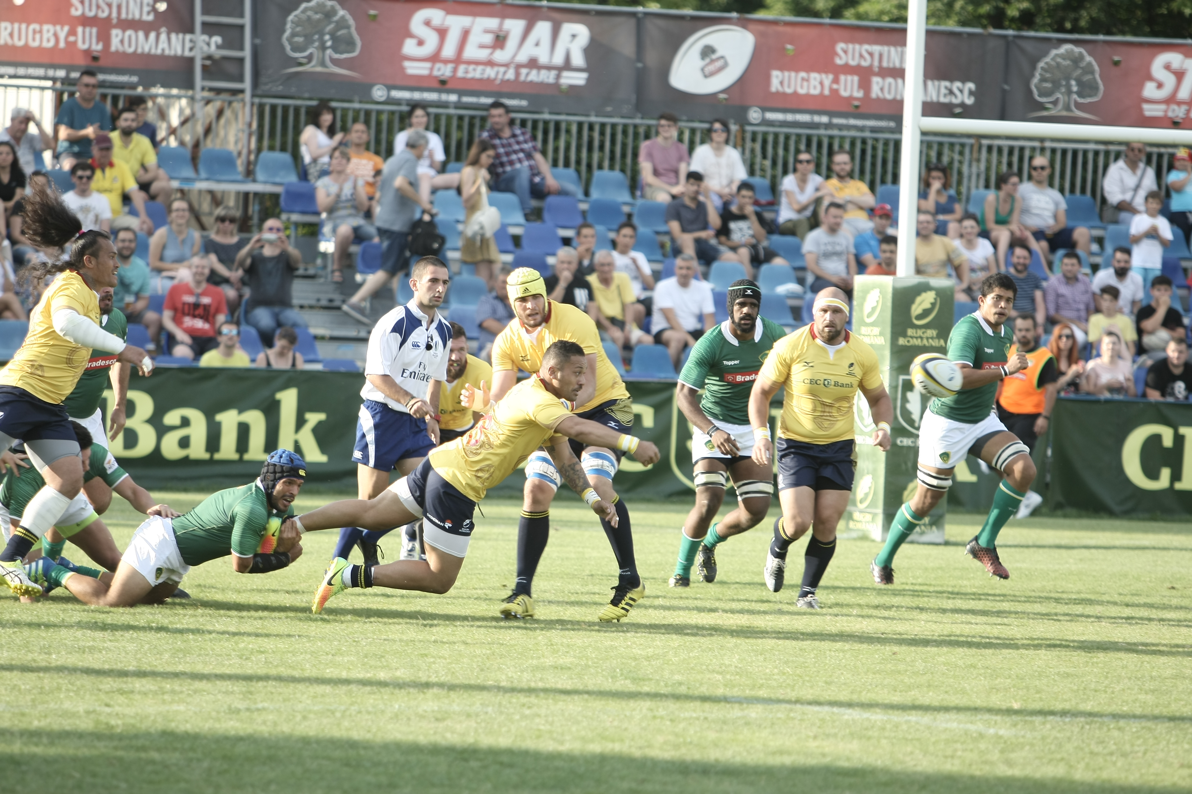 Rugby. România - Brazilia 56-5. Moment de reculegere și încasările, pentru familia îndoliată a unui fost rugbist | FOTO