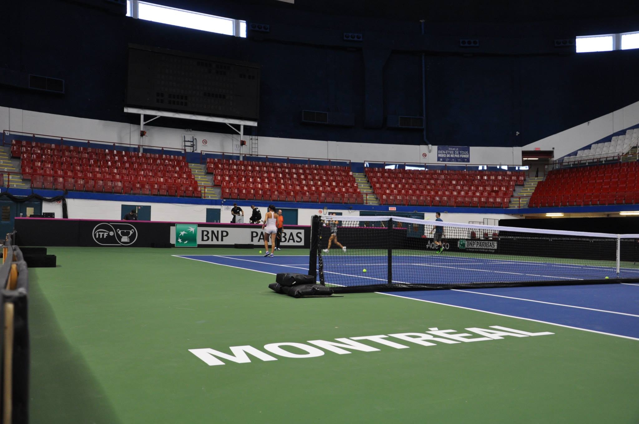 Echipa de Fed Cup a României a efectuat primul antrenament la Montreal / GALERIE FOTO