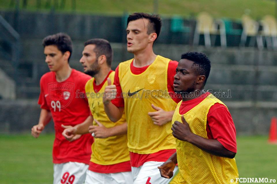 Mușchi de ”câine neîmblânzit”. Feussi dă tonul antrenamentelor lui Dinamo