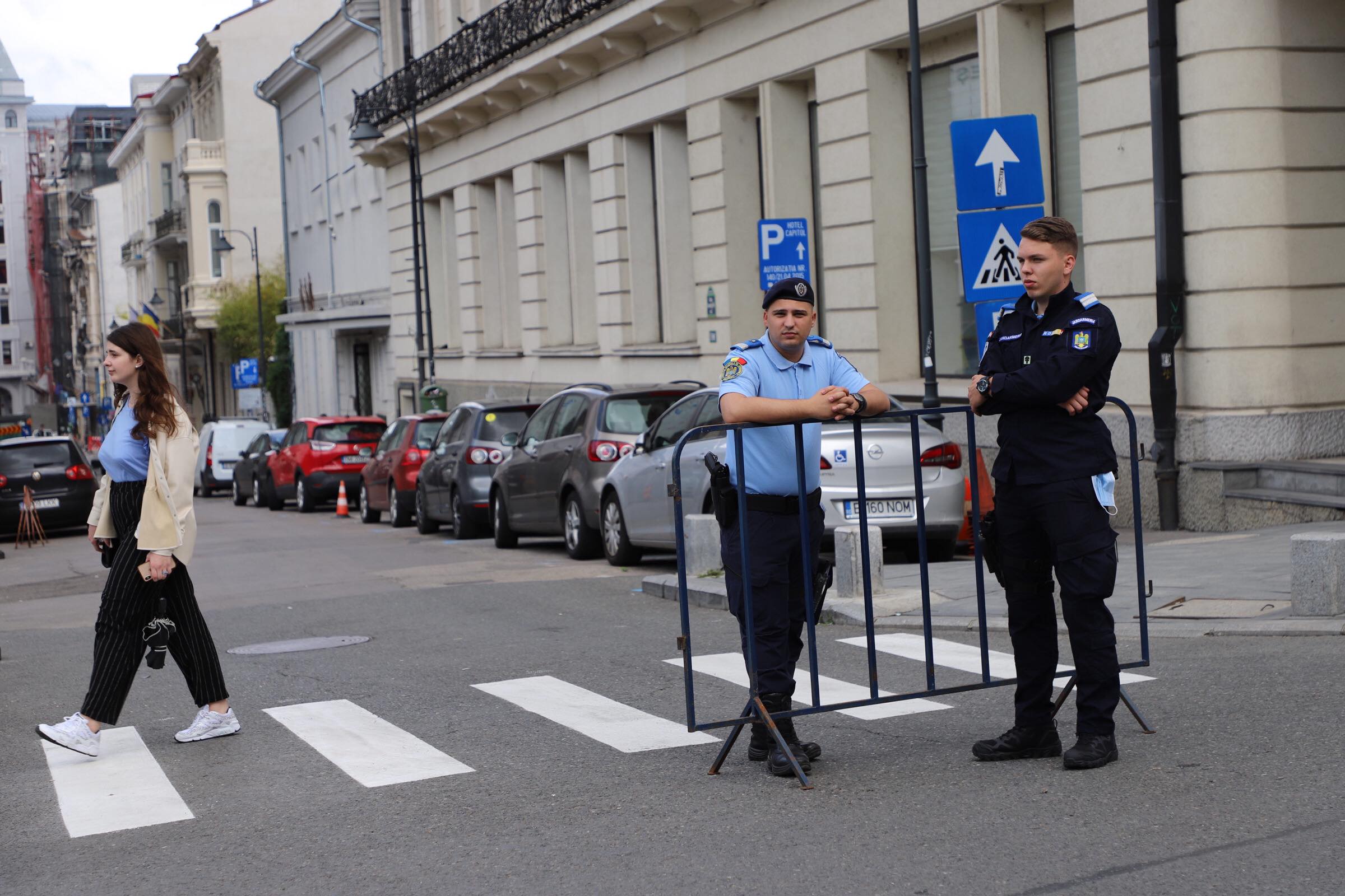 HARTĂ | Străzile din centrul Bucureștiului au devenit pietonale pe timpul weekendului