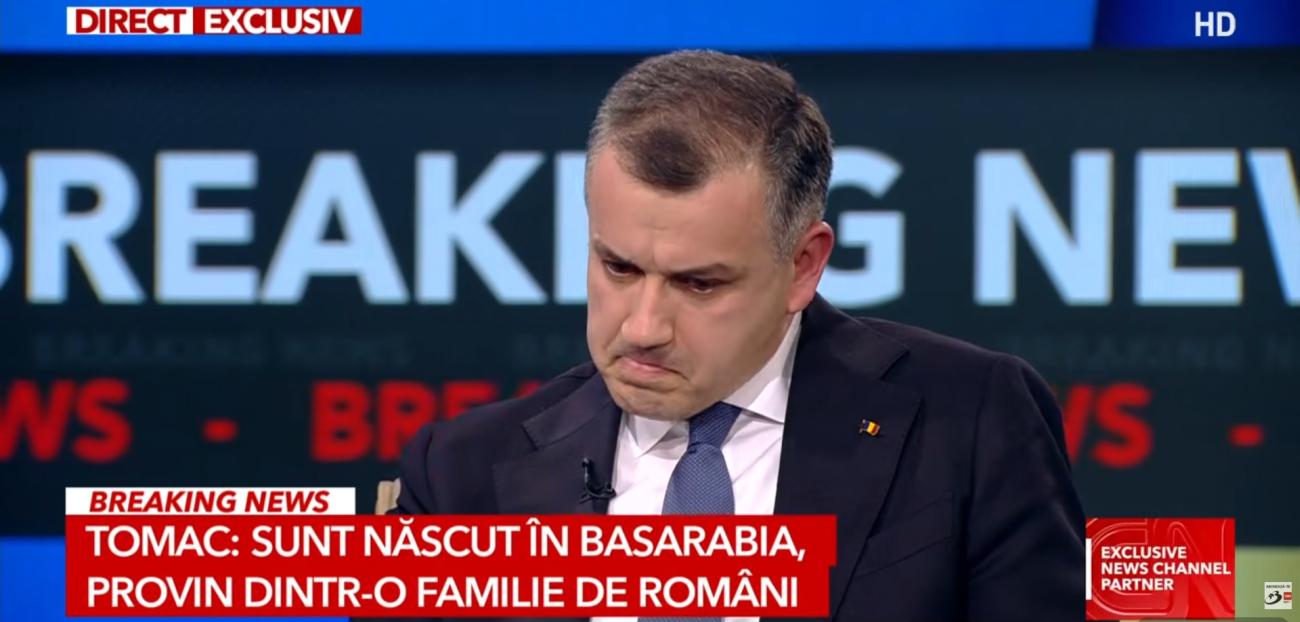 Eugen Tomac, cu lacrimi în ochi la primul interviu după ce a fost desemnat premier. De ce a renunțat la cetățenia ucraineană