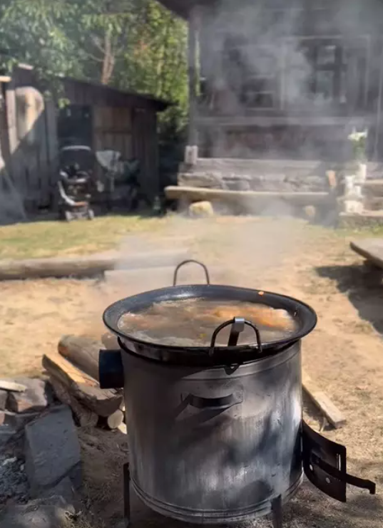 Imagini cu casa din Maramureș a Laurei Cosoi și a lui Cosmin Curticăpean. „Căsuța are momentan doar două camere. Avem de toate”