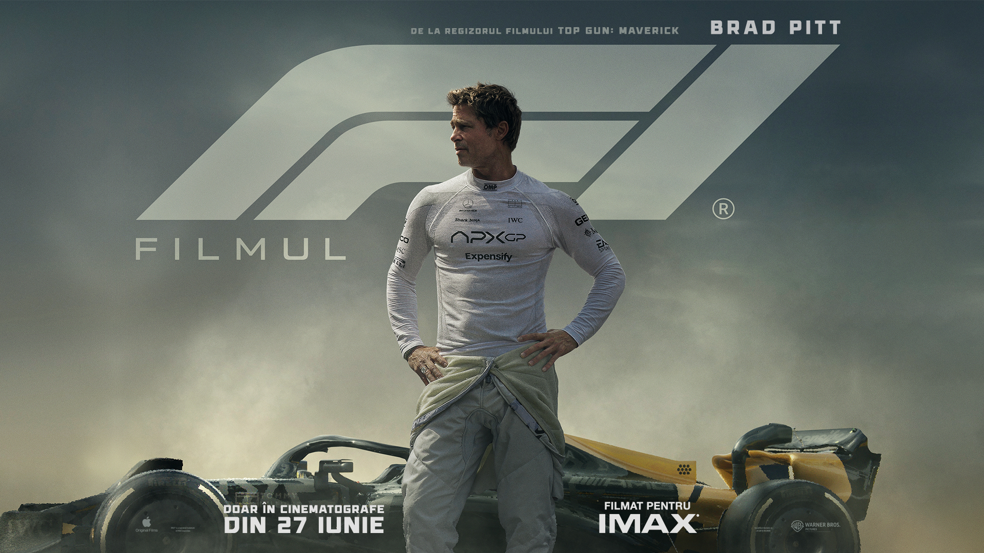 Filmul la care Brad Pitt a lucrat cu Lewis Hamilton ajunge în România. De când poate fi văzut la cinema „F1: The Movie”