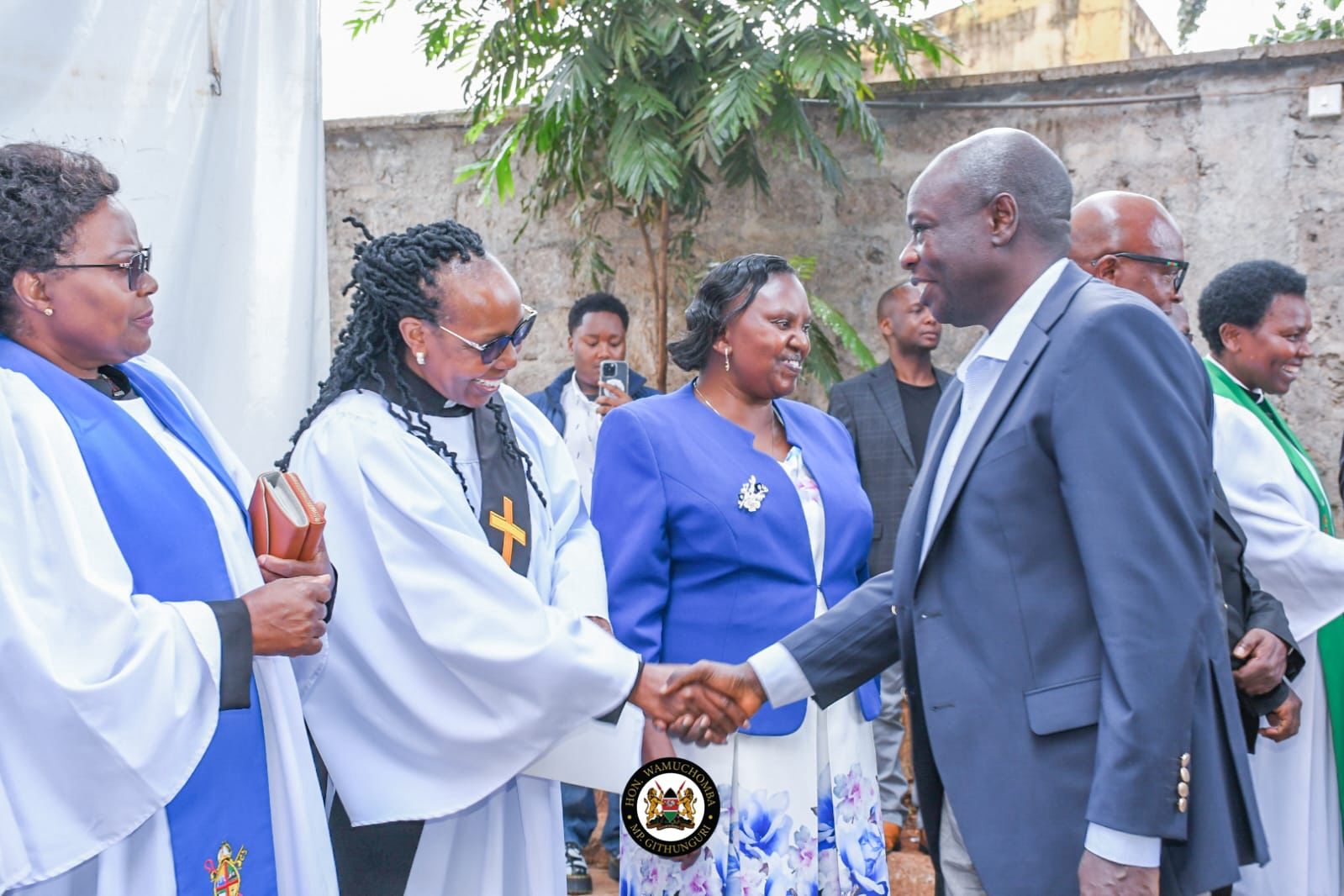 Impeached Deputy President Rigathi Gachagua attending a Sunday Church Service at St. James ACK Cathedral, Kiambu County.