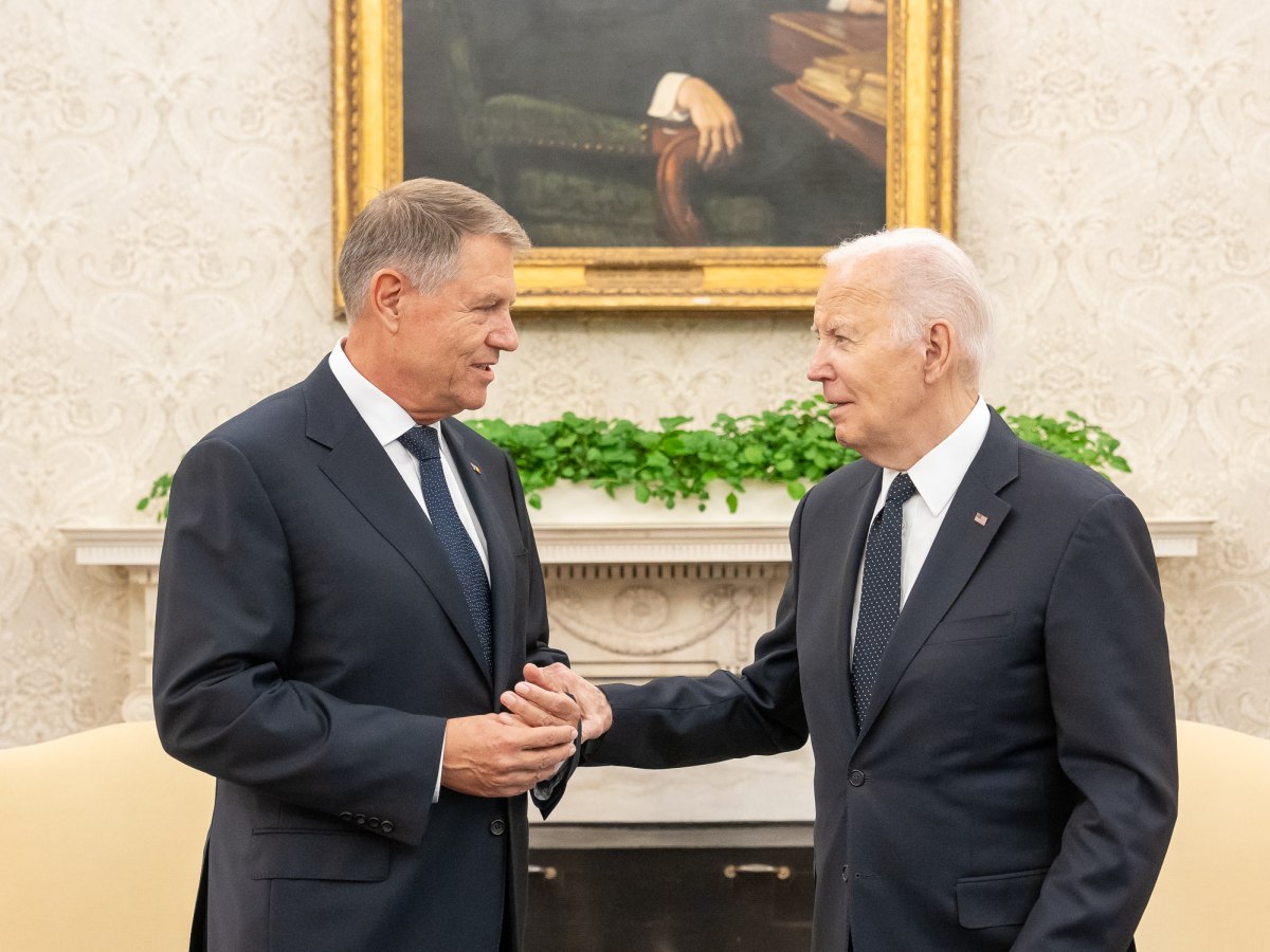 Klaus Iohannis, după întâlnirea cu Joe Biden, despre susținerea SUA pentru șefia NATO: Am decis să continuăm dialogul