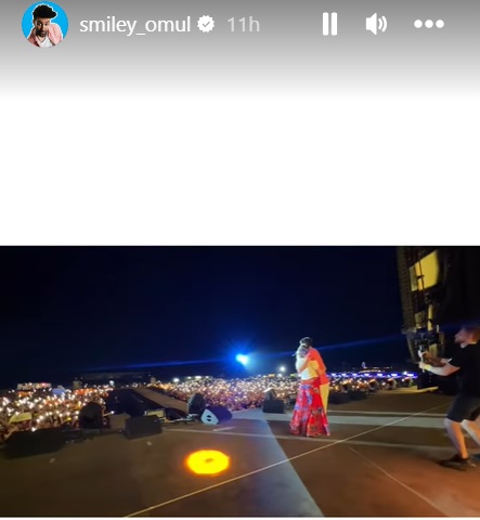 Gina Pistol, pe scena festivalului Neversea alături de Smiley. Cei doi au cântat împreună, iar la final s-au sărutat