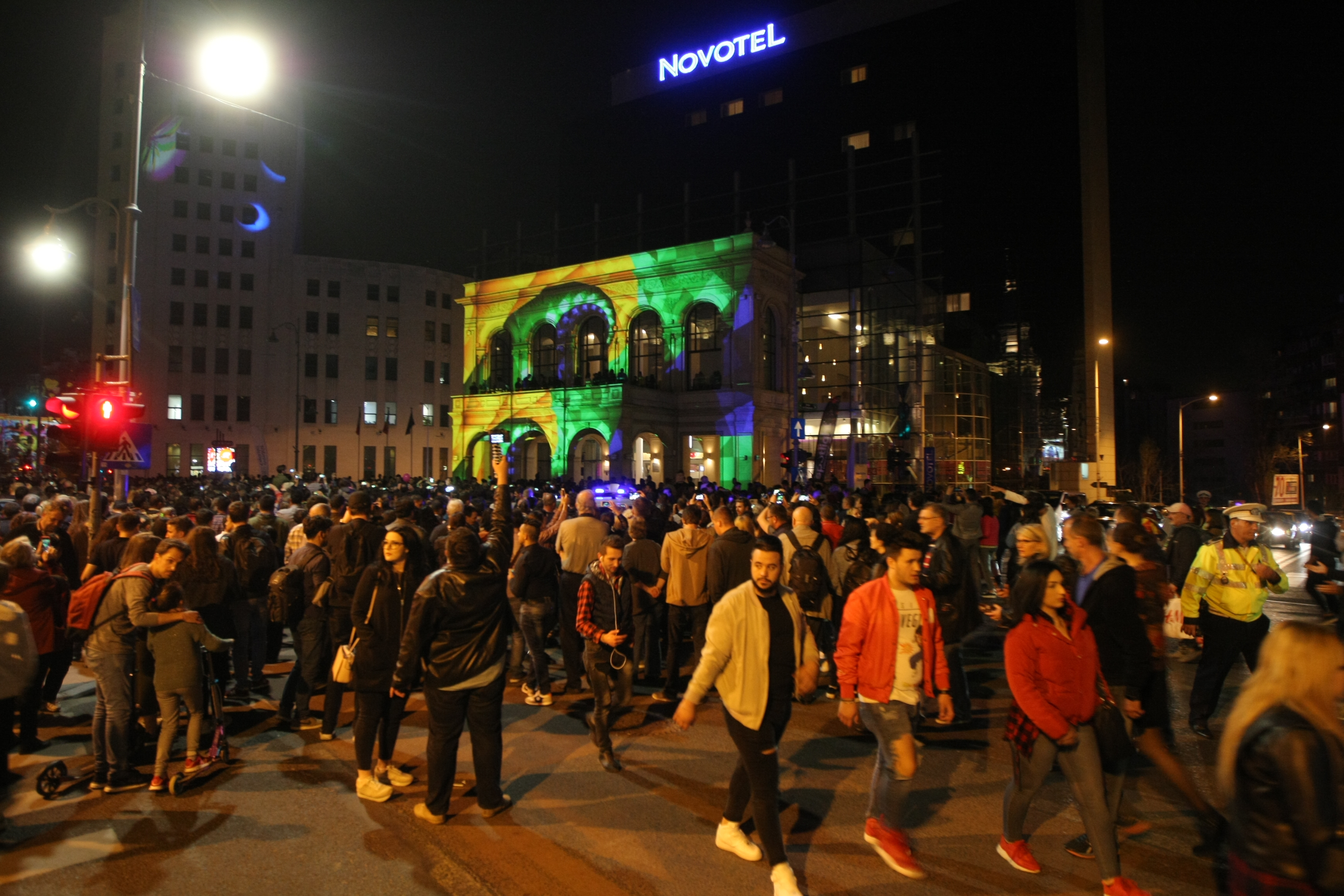 VIDEO. Spotlight 2018 - Bucharest International Light Festival a început! Clădiri emblematice, incluse în premieră în proiect