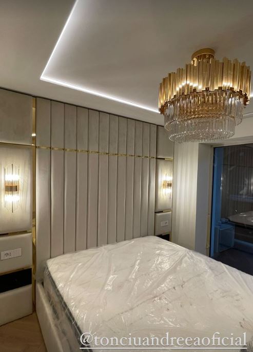 Imagini cu casa Andreei Tonciu. Doar mobilierul pentru dormitorul matrimonial a fost 10.000 de euro