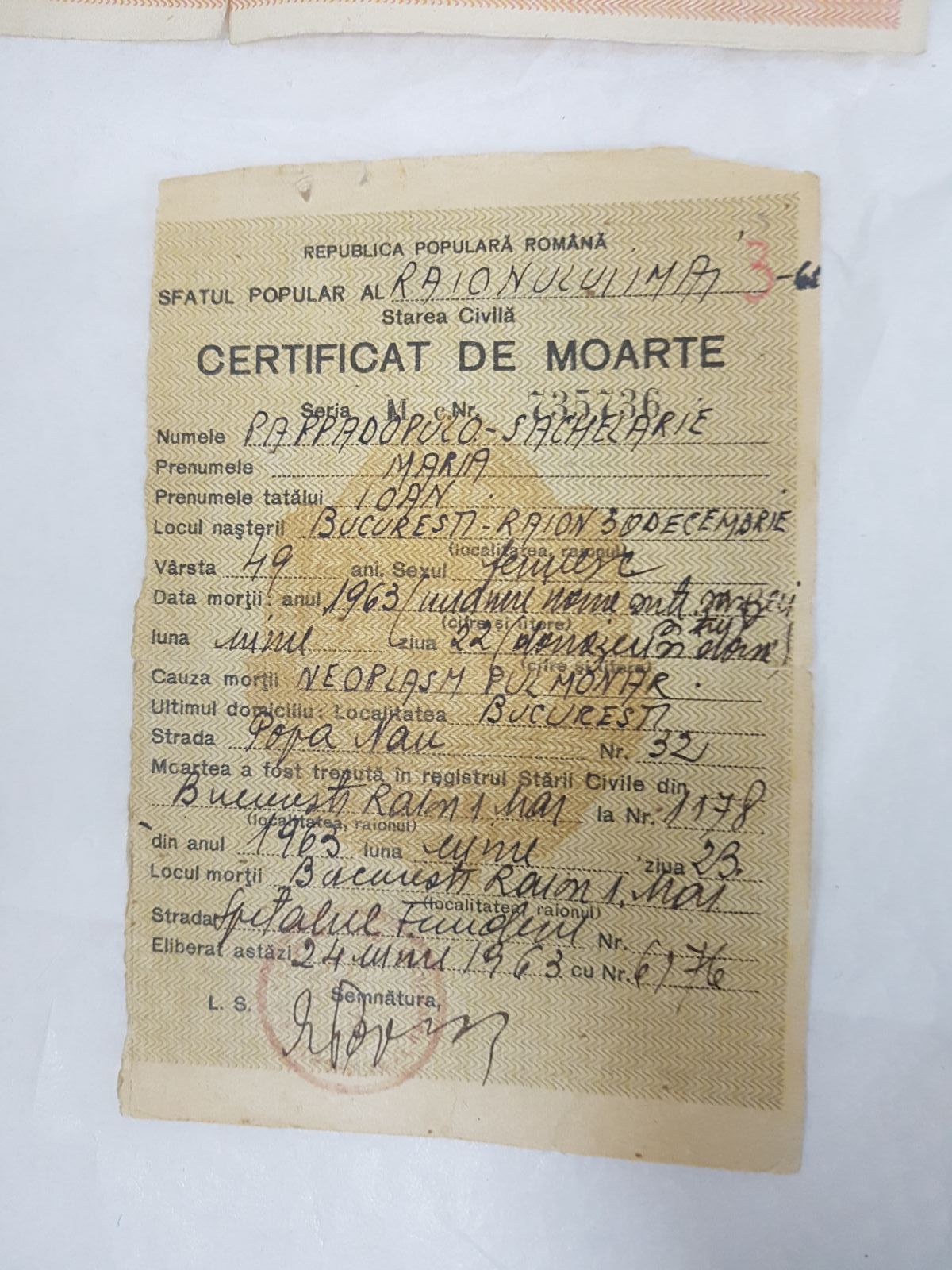 DOCUMENTAR/ Viața Mariei Tănase, un secret bine păzit. “Cu limbă de moarte îi rog să nu aducă nimănui la cunoștință moartea mea"