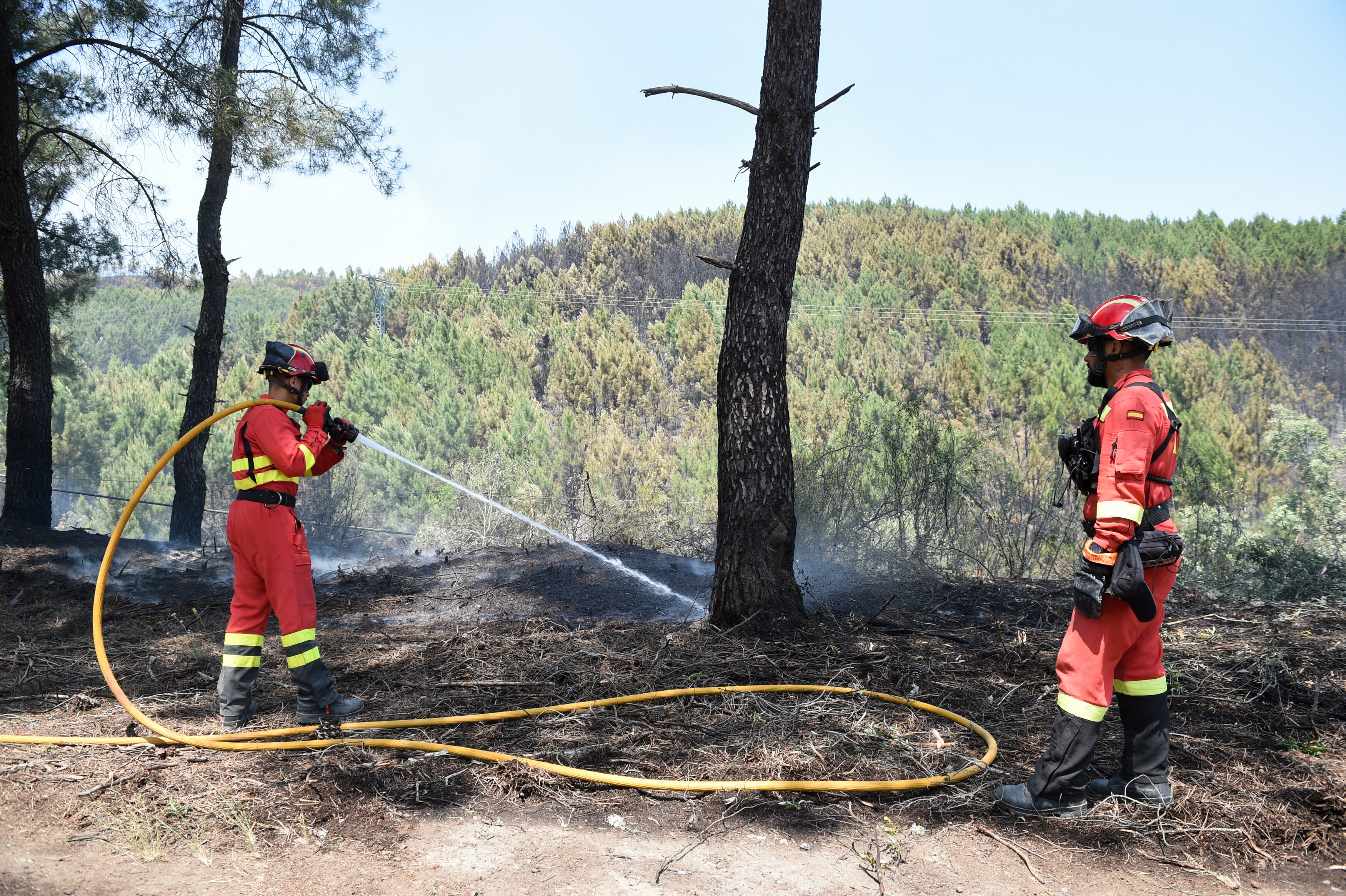 Incendiu uriaș de vegetație în vestul Spaniei. Peste 700 de săteni evacuați și mii de hectare distruse