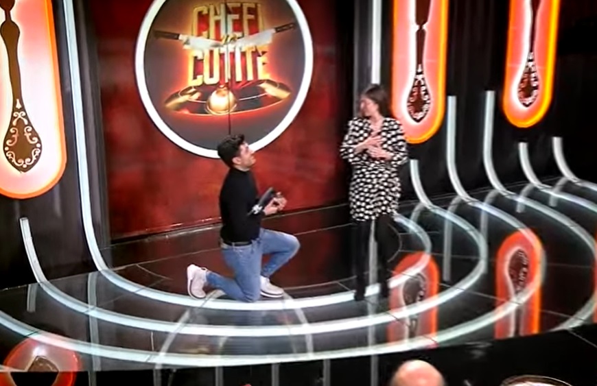 Cerere în căsătorie la „Chefi la cuțite”. Jurații au fost complicii concurentului: „Ești sigur că vrei să faci asta?”