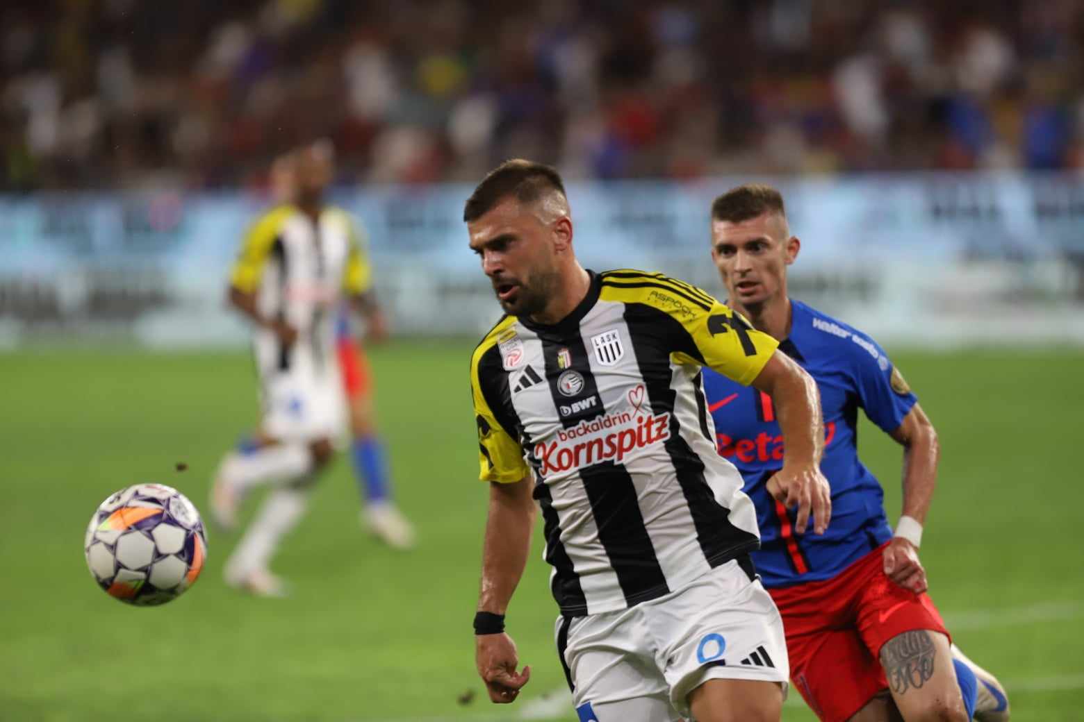 FCSB, calificare senzațională în faza principală a Europa League, după golul lui Darius Olaru din minutul 90+3 | FOTO