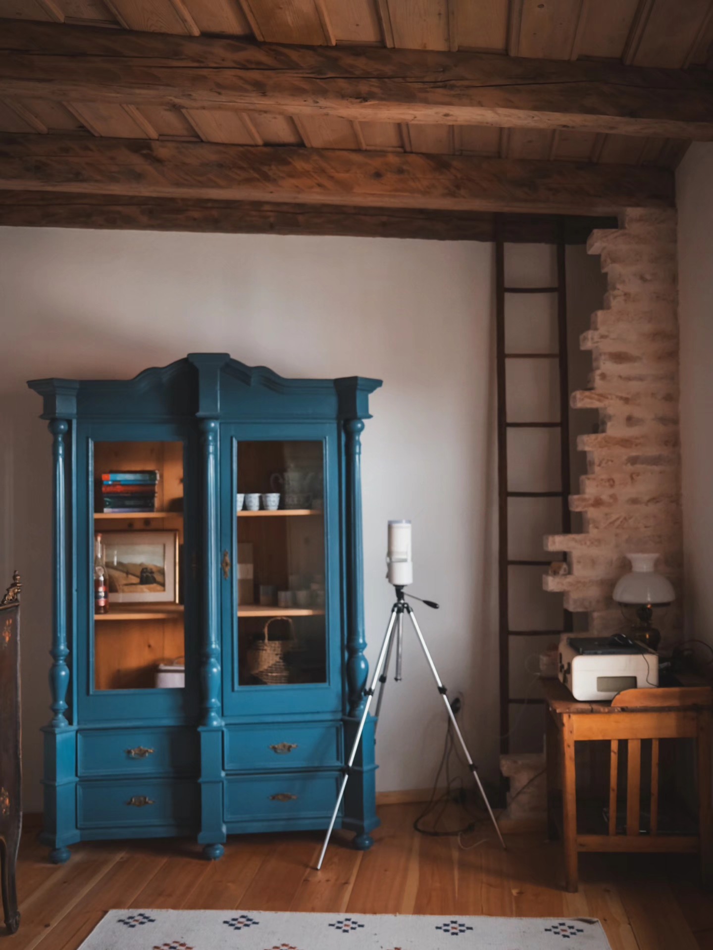 Noi imagini cu casa de la Viscri a Danei Rogoz. Cum a amenajat interiorul. „Duminică seara am ajuns. Renovarea continuă în curte”