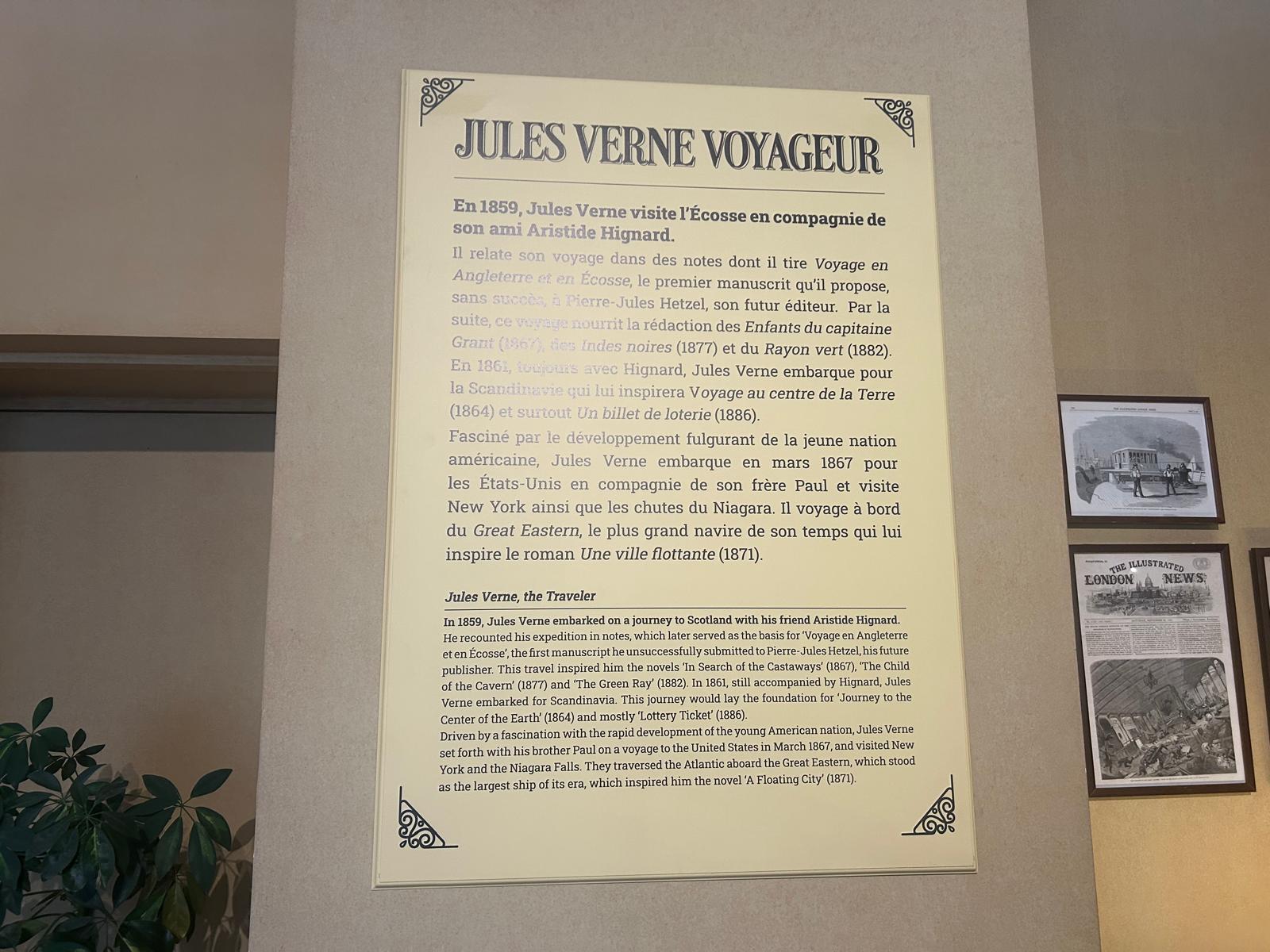 Legătura dintre casa lui Jules Verne din Amiens și București. „Ocolul Pământului” prin orașul unde autobuzele au pe ele poza scriitorului despre care se spune că s-a iubit cu o româncă