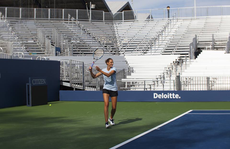 Întâlnire șoc pentru Simona Halep! Cu cine s-a antrenat înainte de US Open