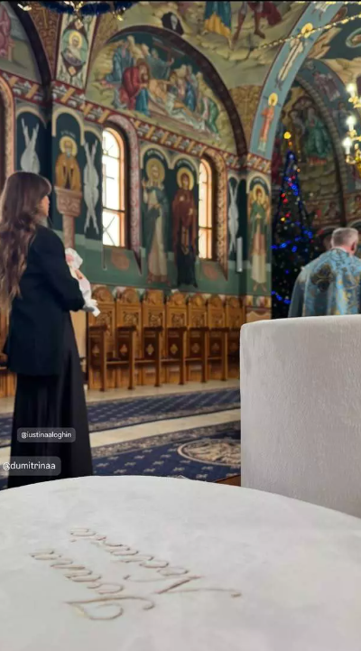 Iustina și Cornel de la Insula Iubirii și-au botezat fetița. Imagini emoționante cu micuța Ivana