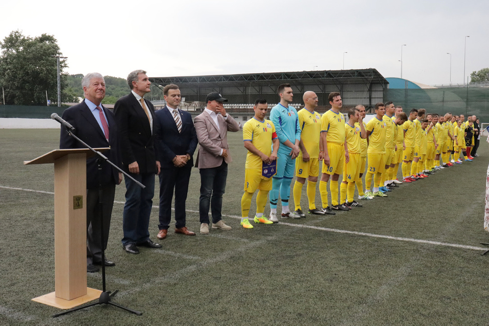 Serbia Regală - România Regală 0-3, meci de gală. S-a jucat la Belgrad, acolo unde a avut loc, acum 96 de ani, primul meci internaţional al tricolorilor