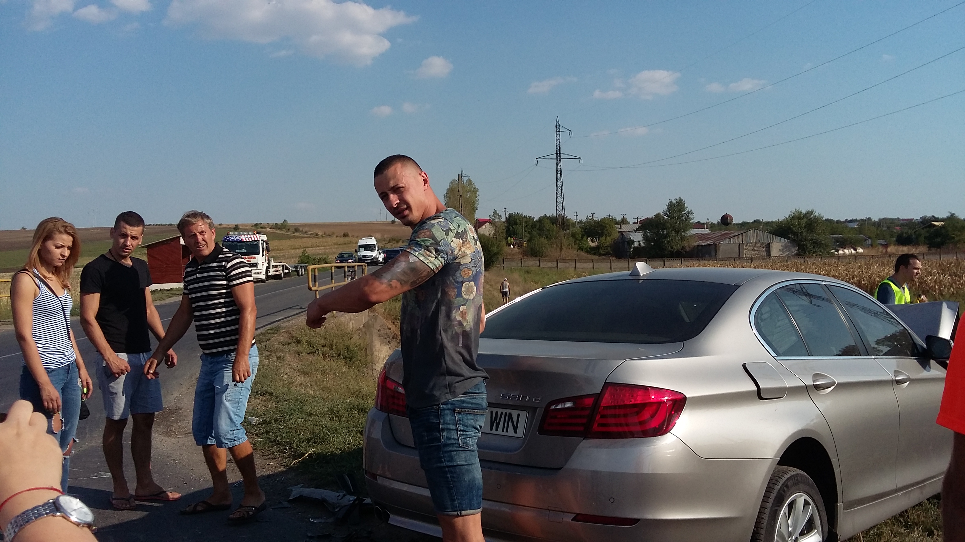 Plan roșu activat la Galați în urma unui grav accident rutier. 18 persoane au fost rănite / FOTO