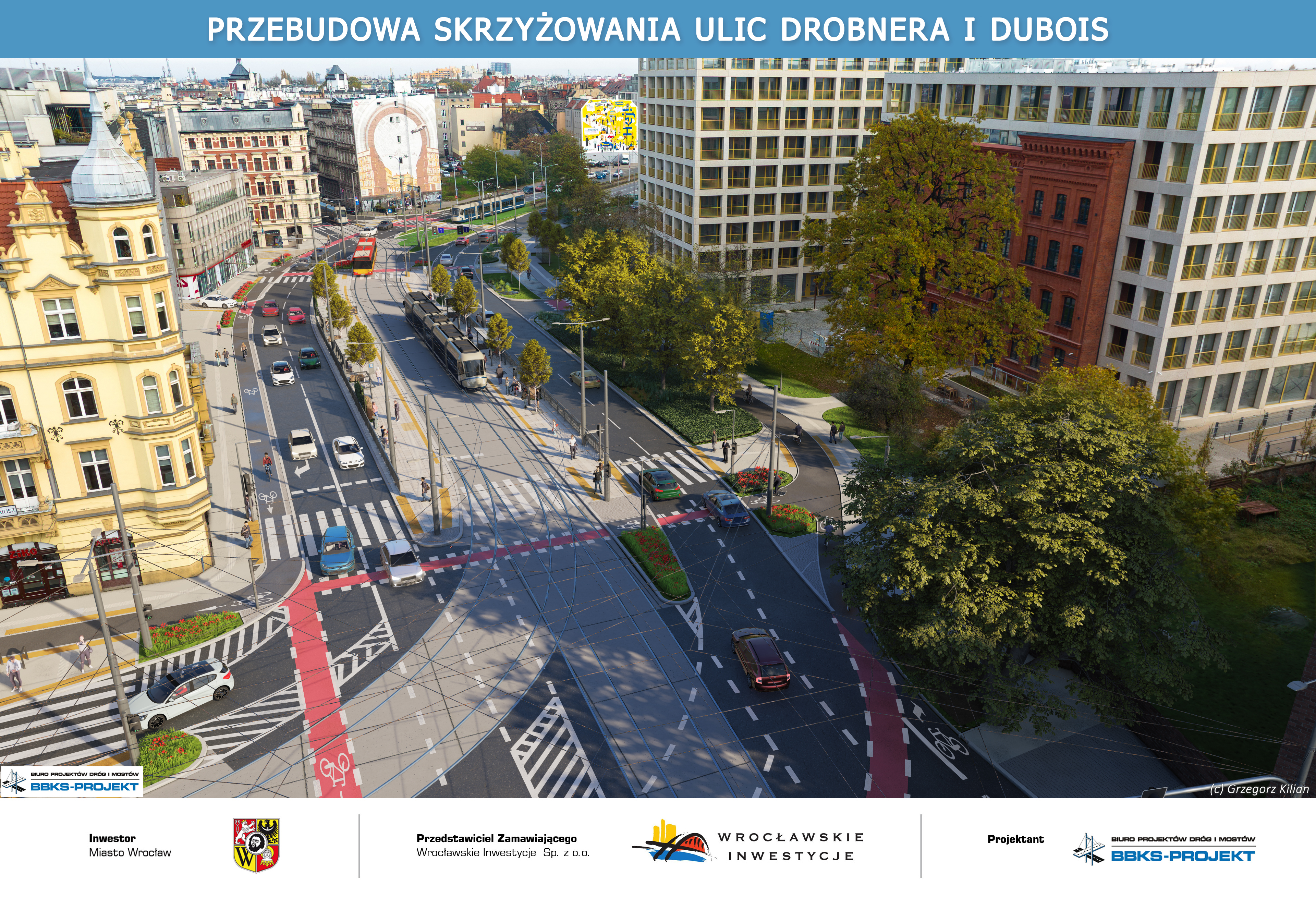 Uwaga kierowcy! Kolejny etap przebudowy Drobnera i Dubois