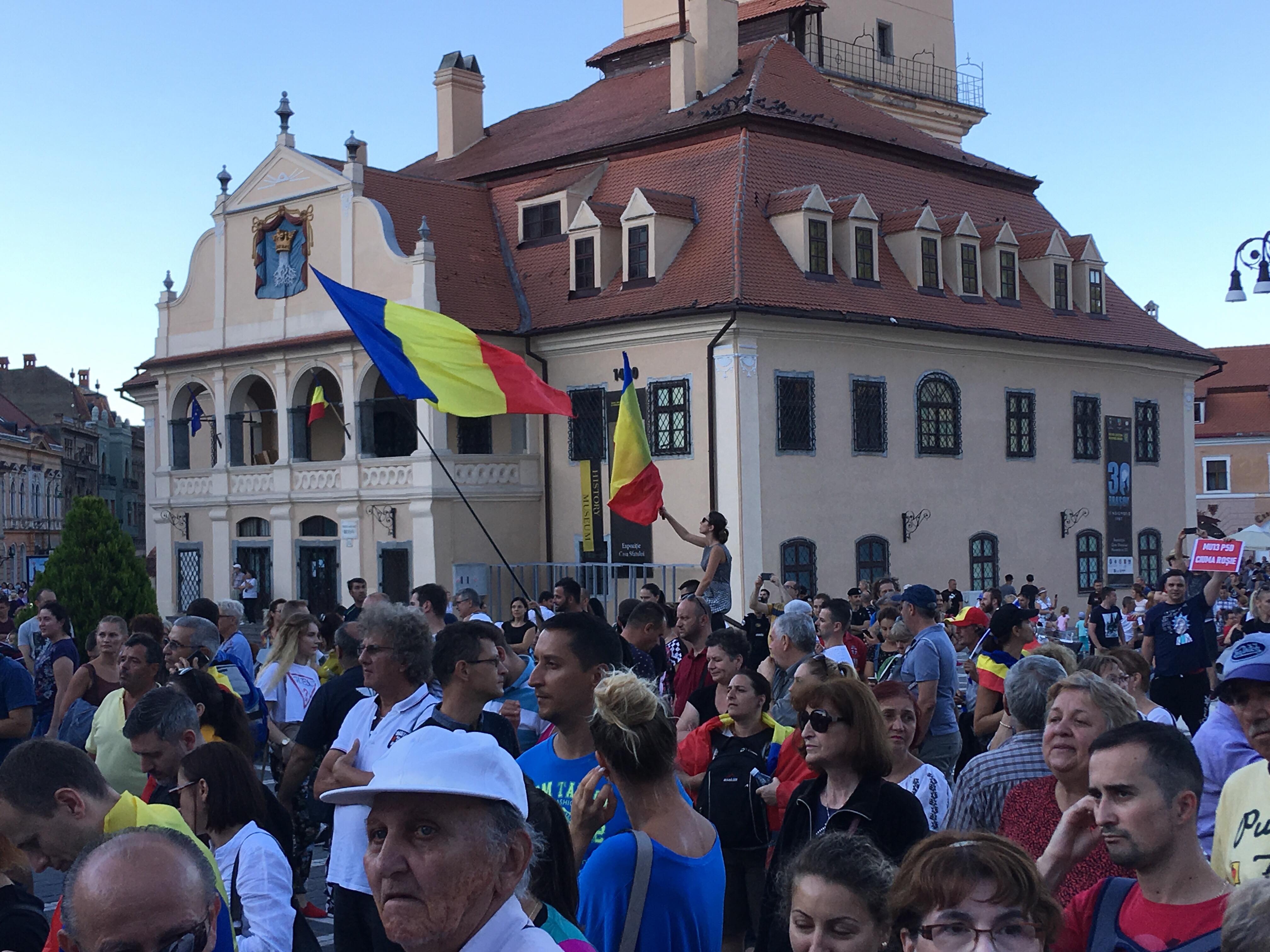 Manifestații de amploare pentru susținerea Mitingului Diasporei de la București în Sibiu, Braşov, Iaşi şi Bistriţa și Timișoara